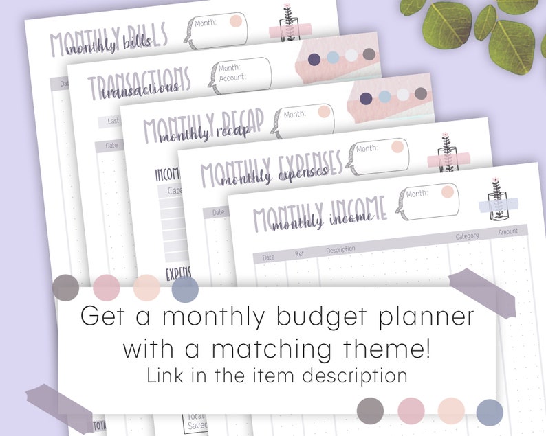 Planner Refill Happy Planner Inserts Purple Bujo Planner Etsy