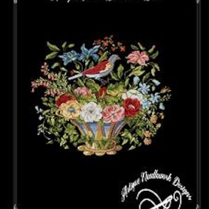 Floral Basket in  Bird