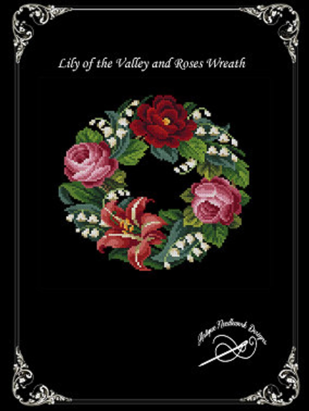 Lily of the Valley and Roses Wreath - Etsy