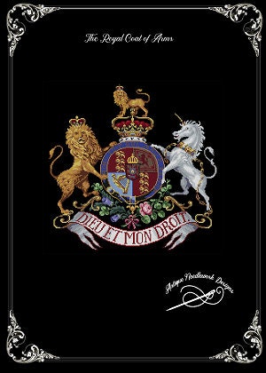 Berlin Woolwork The Royal Coat of Arms