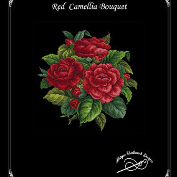 Bouquet de camélia rouge