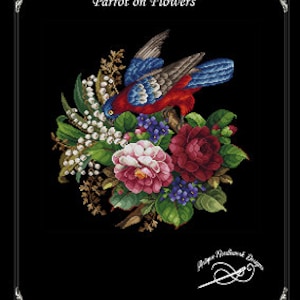 Parrot on Flowers