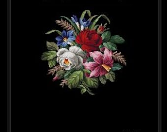 Ramo de lirios tigres y rosas