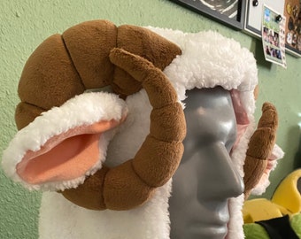 Plush Horn Tutorial and Pattern - Horns for cosplay or fursuits