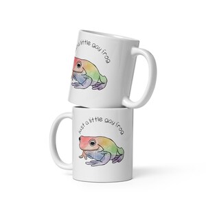 Taza del Orgullo de la Rana Gay: Regalo LGBTQIA+, Apta para lavavajillas