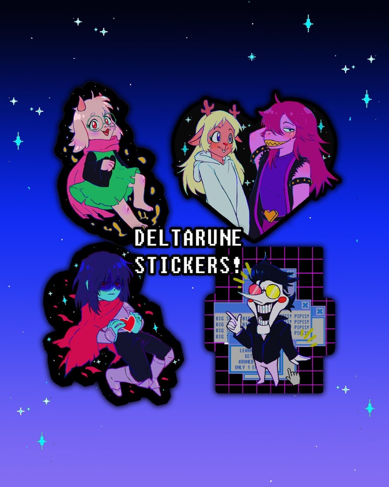 Deltarune Stickers! 