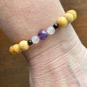 Palo Santo and Crystal Healing Bracelet