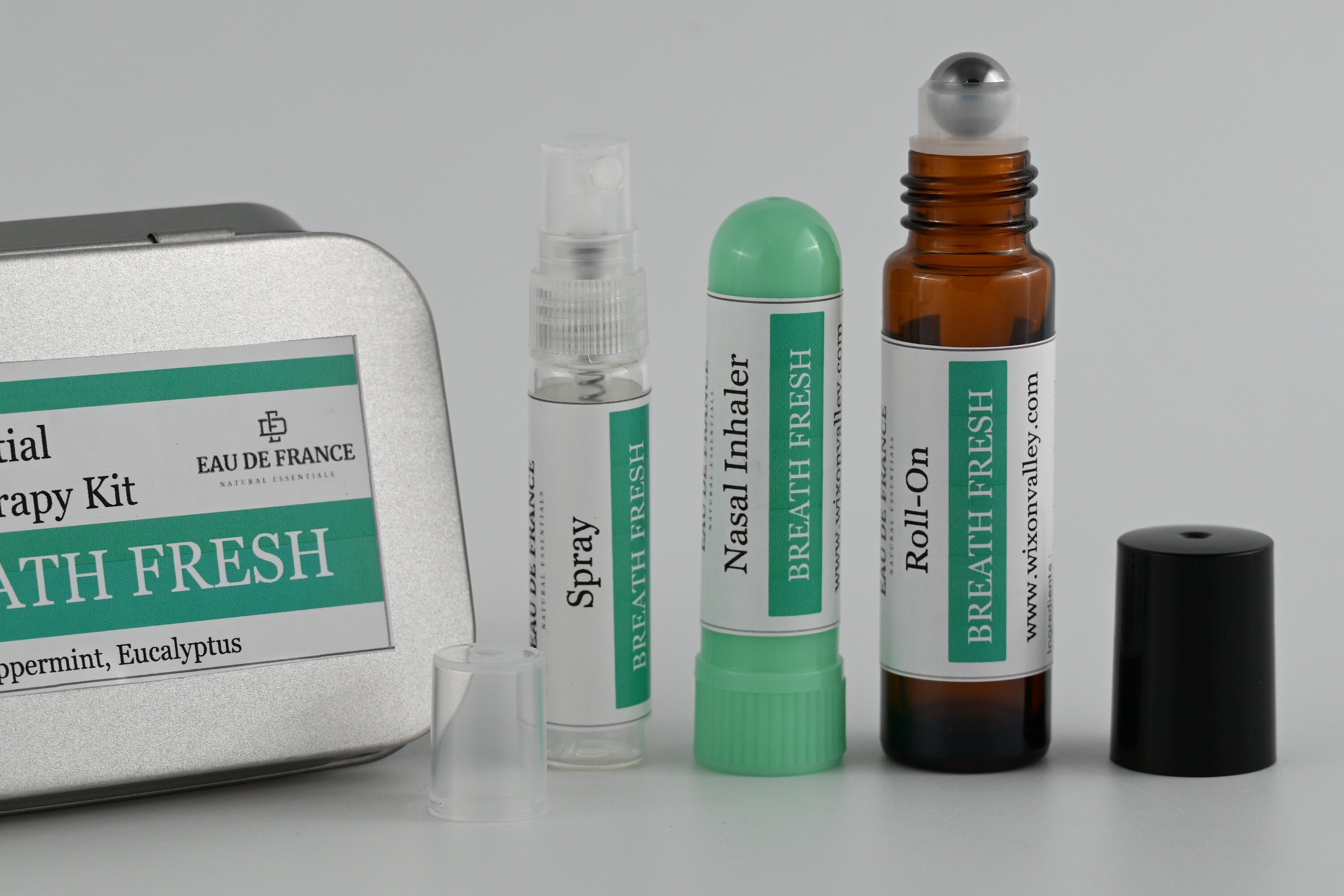 Breath Fresh Essential Oil Blend Aromatherapy Kit Essential Etsy