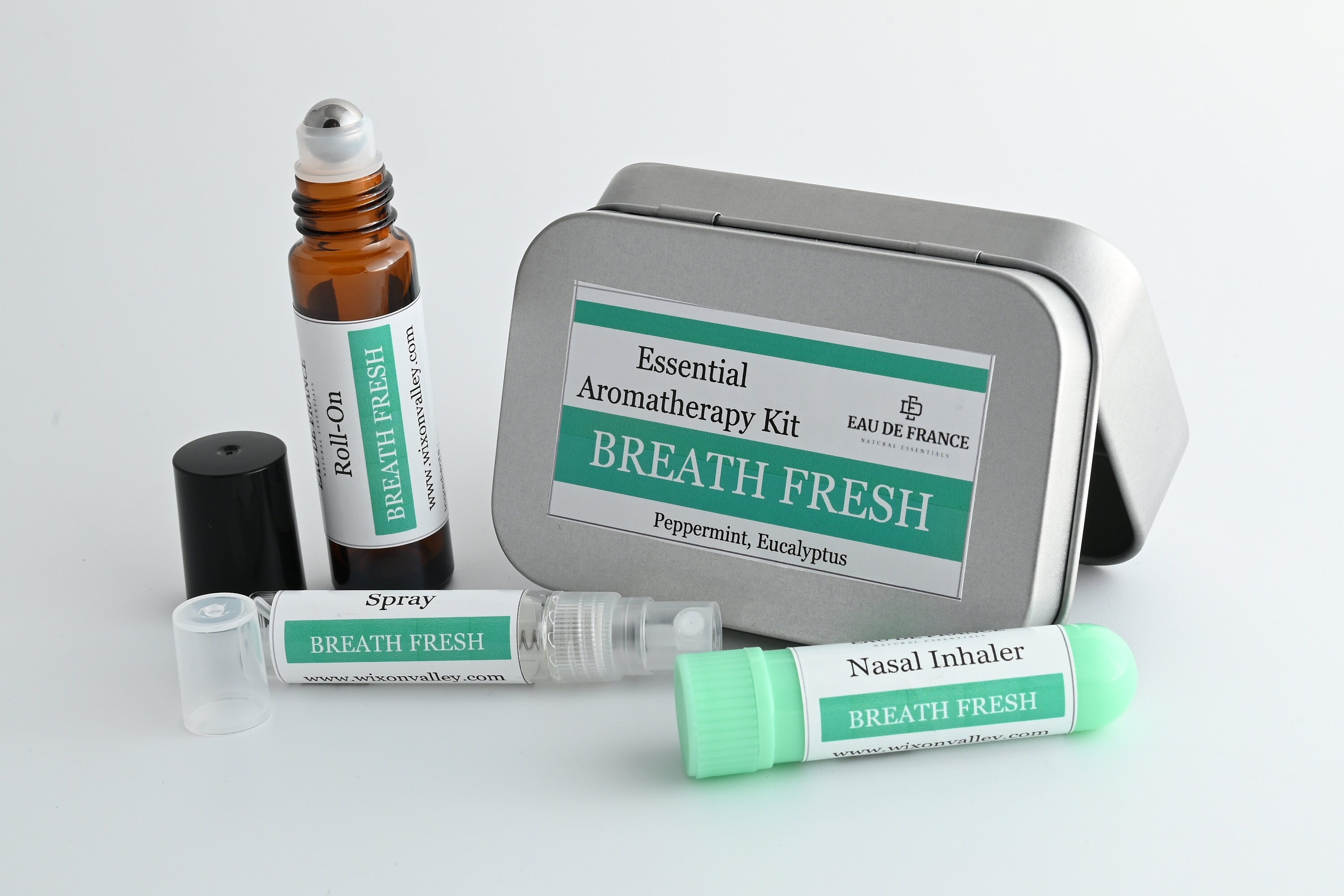 Breath Fresh Essential Oil Blend Aromatherapy Kit Essential Etsy