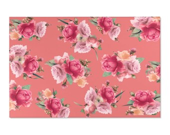Living Room Bedroom Kitchen Decorative Lightweight Foam Printed Rug ALAZA My Daily Watercolor Pink Rose Floral Area Rug 4' x 5'3 Living Room Bedroom Kitchen Decorative Lightweight Foam Printed Rug ALAZA My Daily Watercolor Pink Rose Floral Area Rug 4' x 5'3