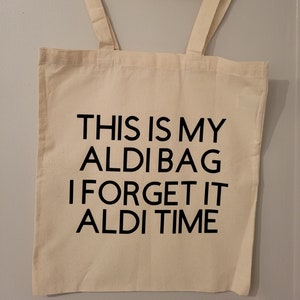 Aldi Grocery Bag Etsy