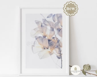 Violet Petals Flower Photography Wall Art Print | UNFRAMED PRINT | A3/A4/A5 Prints | Home Decor Prints | Photography Print | Poster