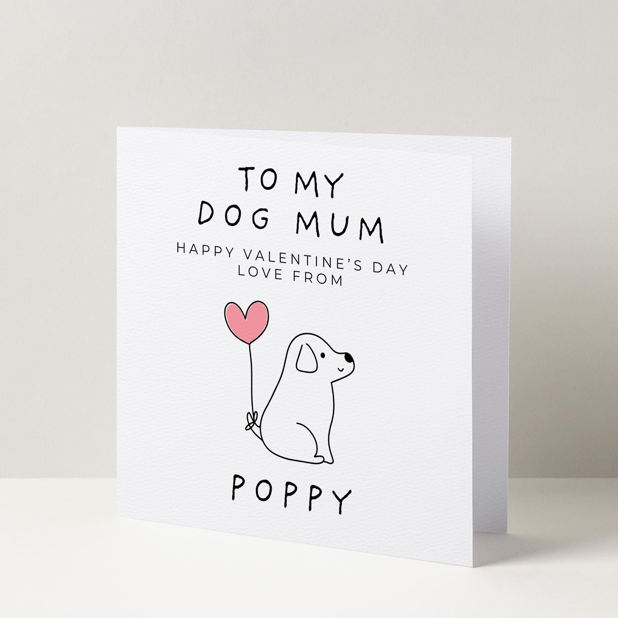 Glory To Dog Biglietto Di San Valentino Con Busta – “You’re My Jam, My Pup Of Tea” – Formato 12,7x17,8 Cm – Design Originale USA