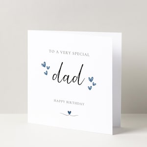 Personalisiert für eine ganz besondere Papa Geburtstagsgrußkarte, spezielle Papa Geburtstagskarte, Geburtstagskarte für ihn, Papa Geburtstagsgeschenk, Papa Karte