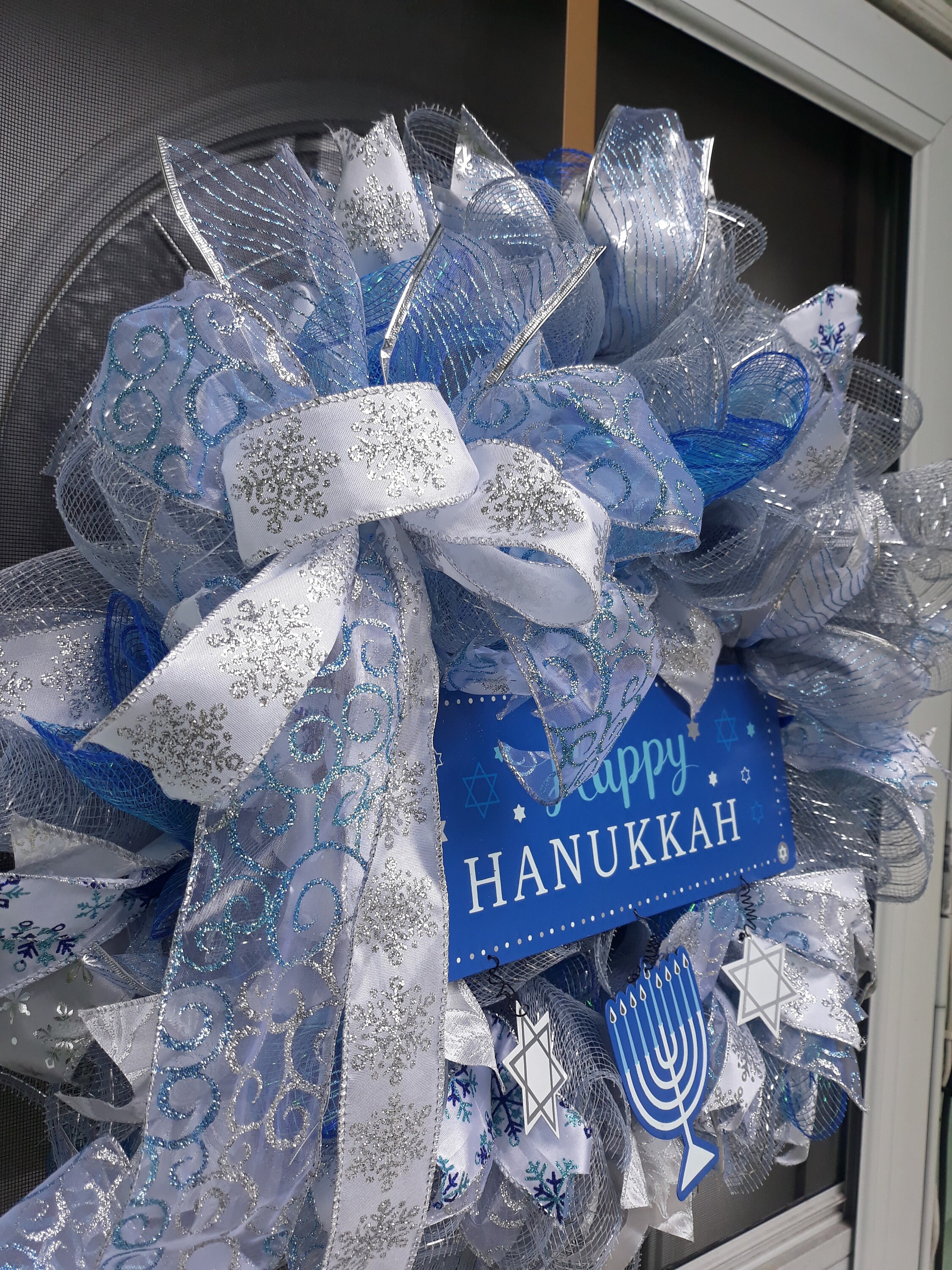 Hanukkah Wreath Etsy