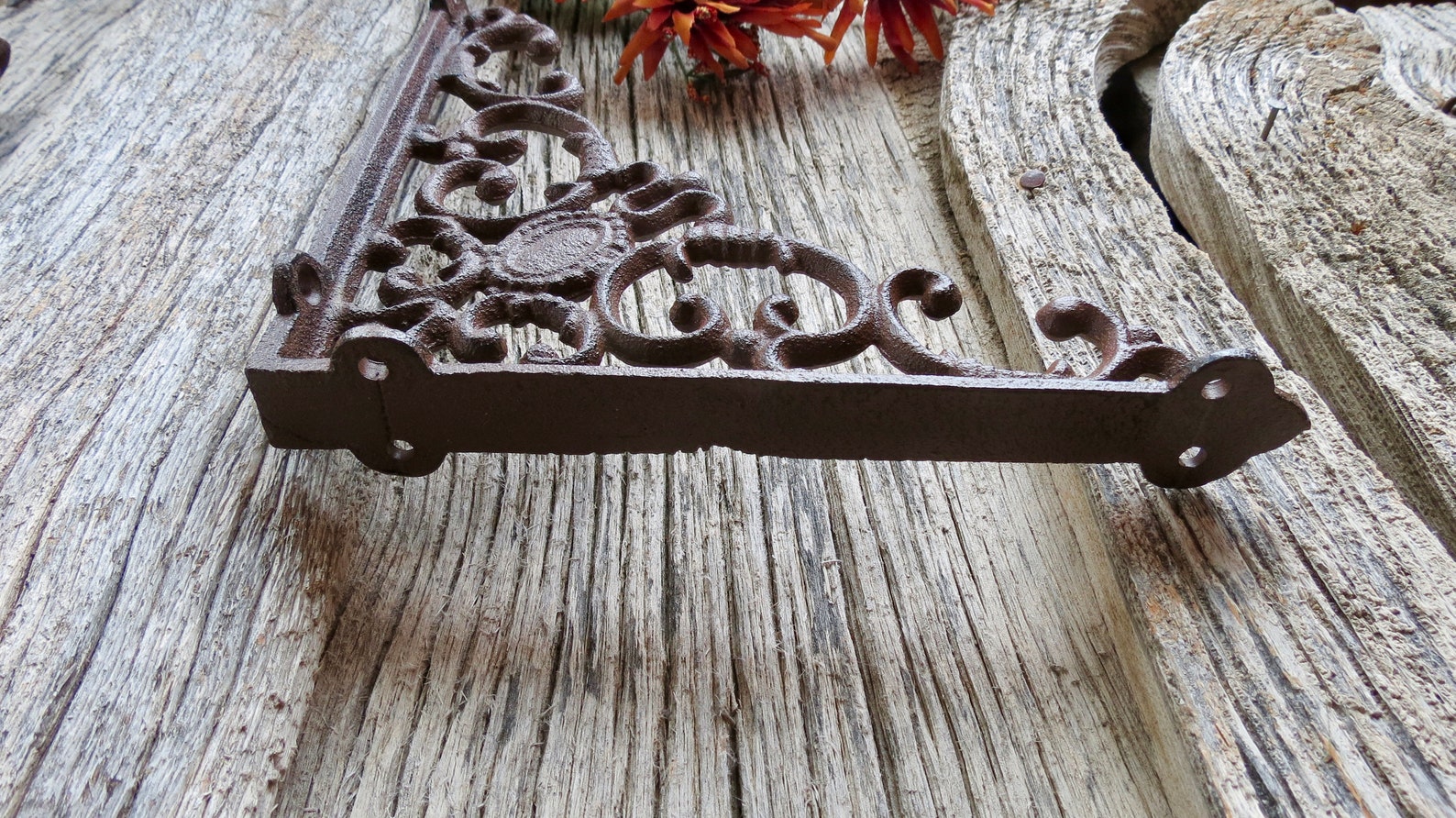 Set of 2 Victorian Shelf Brackets cast iron bracket Etsy