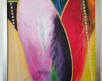 Stained Glass Tulip