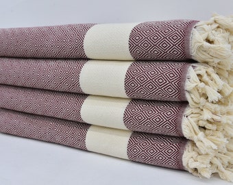 Coperta da spiaggia, coperta da divano, coperta regalo, coperta turca, copridivano, copriletto morbido, coperta bordeaux, coperta 78"x94", YR-101