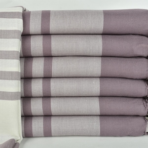 Turkish Towel, Personalized Gift for him, Burgundy Towel, Striped Towel, 36x67 Inches Monogram Turkish Beach Towel, Holiday Towel,