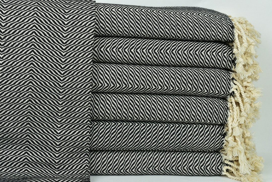 Custom Beach Towel Wedding Favors for Guests Black Towel Etsy