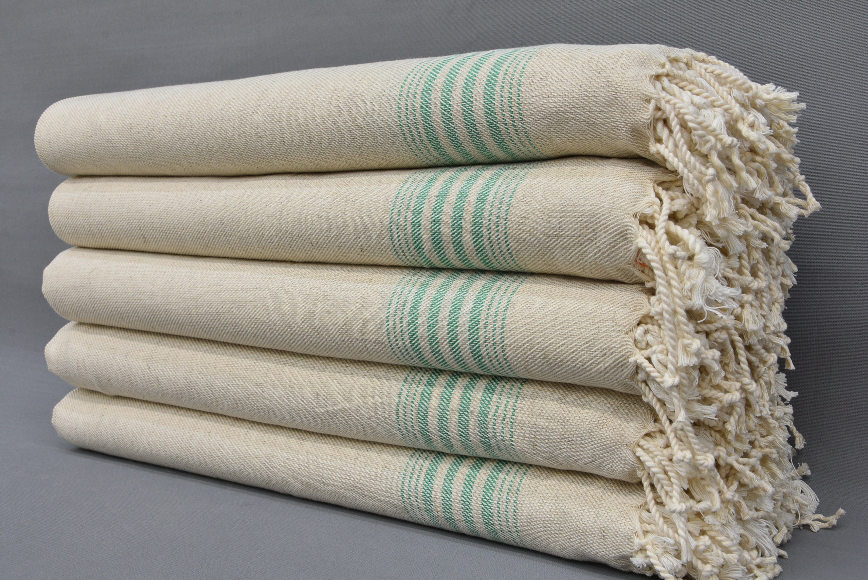 Türkisches Handtuch, Hochzeit Geschenkhandtuch, Bio Leinentuch, Küchentuch, gestreiftes Design Handtuch, grünes Handtuch, 20"x36" Handtuch, T-202