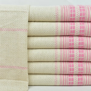 Dish Towel, Monogrammed Kitchen Towel, Pink Towel, 20x40 Inches Linen Hand Towel, Personalized Gifts, Bulk Order Towel, Little Towel,