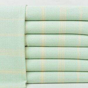 Personalized Kitchen Towel, Monogrammed Hand Towel, Mint Towel, Striped Towel, 24x38 Inches Turkish Towel, Little Towel,