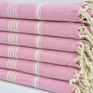 Türkisches Peshtemal 40 &quot;x70&quot; Türkisches Handtuch Pink Handtuch handgemachtes Handtuch Festival Handtuch Strandtuch Badetuch Baumwolle Handtuch Peshtemal Handtuch B-07