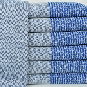 Turkish Towel, Custom Towel, Sax Blue Towel, Striped Towel, 36x69 Inches Bridesmaid Bulk Gifts, Sarong Towel, Home Decor Towel,