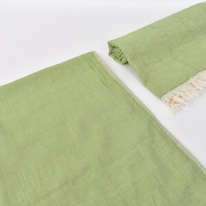 結婚祝いのタオル、名入れタオル、グリーンペシュキール、無地タオル、24x40インチ、彼女へのギフト、装飾ペシュキール、ギフトタオル、ティータオル、 画像 7