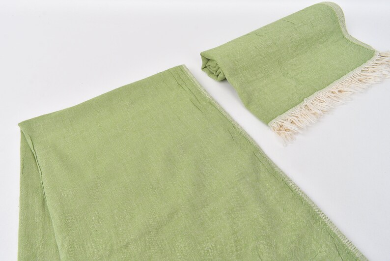結婚祝いのタオル、名入れタオル、グリーンペシュキール、無地タオル、24x40インチ、彼女へのギフト、装飾ペシュキール、ギフトタオル、ティータオル、 画像 7