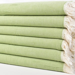 結婚祝いのタオル、名入れタオル、グリーンペシュキール、無地タオル、24x40インチ、彼女へのギフト、装飾ペシュキール、ギフトタオル、ティータオル、 画像 3