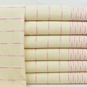 Monogrammed Hand Towel, Cotton Dish Towel, Pink Towel, Striped Hand Towel, 18x36 Inches Bathroom Towel, Decor Towel,