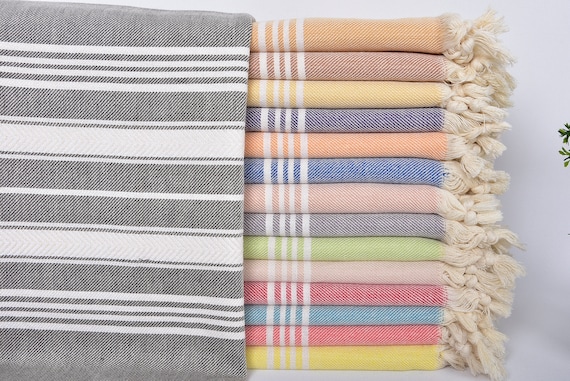 Turkish Towel Beach Towel Bath Towel Chevron Peshtemal 36x71