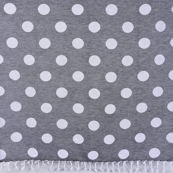 Bath Towel, Turkish Towel, Beach Towel, Polka Dot Towel, 40x71 Inches Cotton Towel, Bridal Show Towel, Wholesale Towel, Warm Peshtemal,