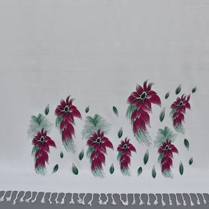 Wedding Gift Towel, Cotton Towel, Beach Towel, Turkish Bath Towel, Soft Towel, Peshtemal Towel, Floral Printed Towel, 40&quot;x70&quot; Towel, T-07