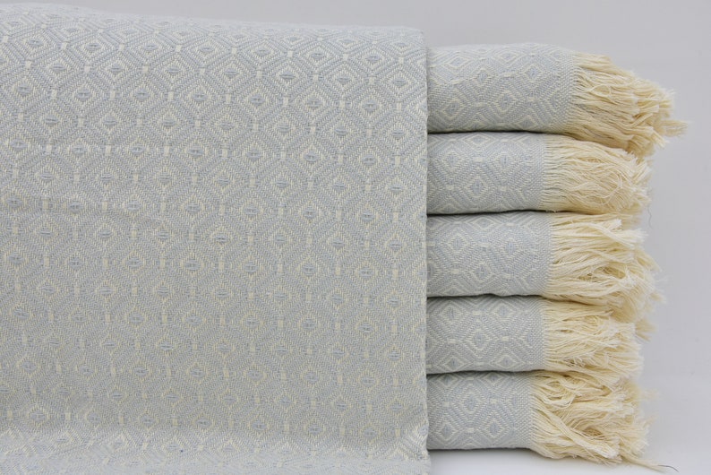 Bulk Blankets Bachelor Gift Light Gray Blanket Turkish Blanket Etsy