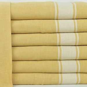 Home Decor Blanket, Turkish Bedspread, Mustard Throw, Striped Blanket, 60x71 Inches Wedding Gift Blanket, Beach Blanket, Turkish Blanket,