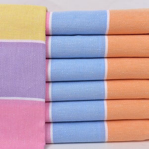 Personalized Towel, Organic Beach Towel, GOK 2 Towel, Striped Peshtemal, 40x71 Inches Bachelorette Party Gift, Home Decor Towel,
