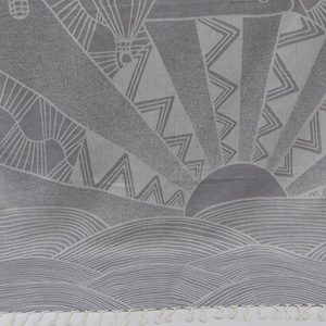 Beach Towel, Turkish Towel, Soft Cotton Towel, Wedding Gift Towel, Peshtemal Towel, Picnic Towel, Dark Gray Towel, 40x70 inches Towel, H-03
