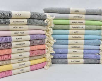 Personalized Gift Towel, Diamond Towel, Turkish Towel, Wholesale Towel, Peshtemal, Bath Towel Cotton Towel, Beach Towel, Wedding Towel A-01