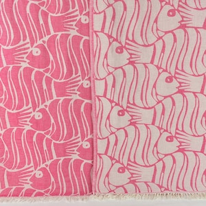 Engagement Gift,  Friends Beach Blanket, Fuchsia Throw, Animal Print Throw, 60x71 Inches Embroidered Bedspread, Oversize Throw,