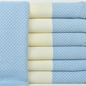 Monogram Beach Towel, Personalized Gift for her, Baby Blue Towel, Diamond Towel, 36x71 Inches Bridesmaid Proposal Gift, Spa Towel,