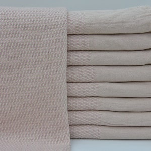 Bridesmaid Gift Hand Towel Turkish Hand Towel Powder Pink Hand Towel 24&quot;x40&quot; Handmade Dish Towel Face Towel Tea Towel Turkish Peshkir D-201