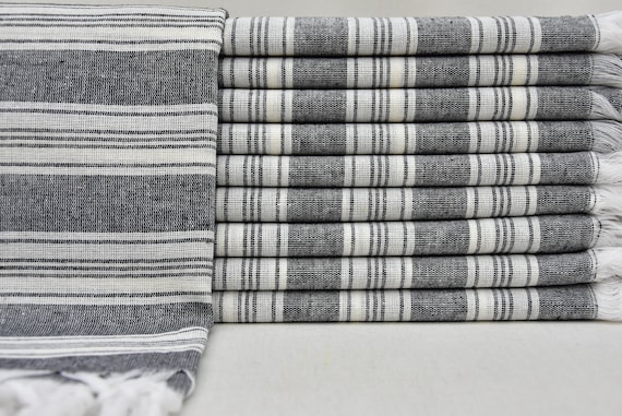 Bulk Towel Wholesale Towel 37x65 Turkish Peshtemal Black Towel