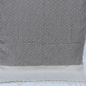 Organic Cotton Towel, Beach Towel, Wedding Gift Towel, Turkish Bath Towel, Diamond Design Towel, Brown Bath Towel, 40x78 inches Towel, T-13