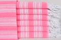 Bridemaid Towel, Wholesale Towel, Thin Towel, 37"x65" Turkish Peshtemal, Bright Pink Towel, Gift Towel, Beach Towel, Turkish Towel YR-02