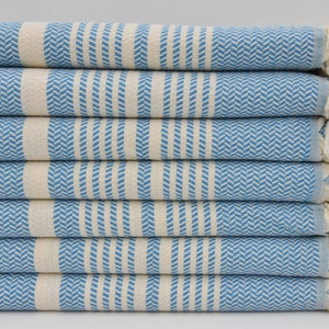 Turkish Towel 40&quot;x70&quot; Turkish Peshtemal Turquoise Towel Beach Towel Wholesale Towel Tablecloth Peshtemal Handmade Towel Pool Towel YR-01