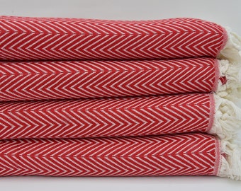 Türkische Tagesdecke Türkische Decke Weihnachtsdecke Brautjungfer Geschenk Decke 200 "x 220" Türkische Überwurf-Strand-Baumwolldecke Weiches Handtuch I-104