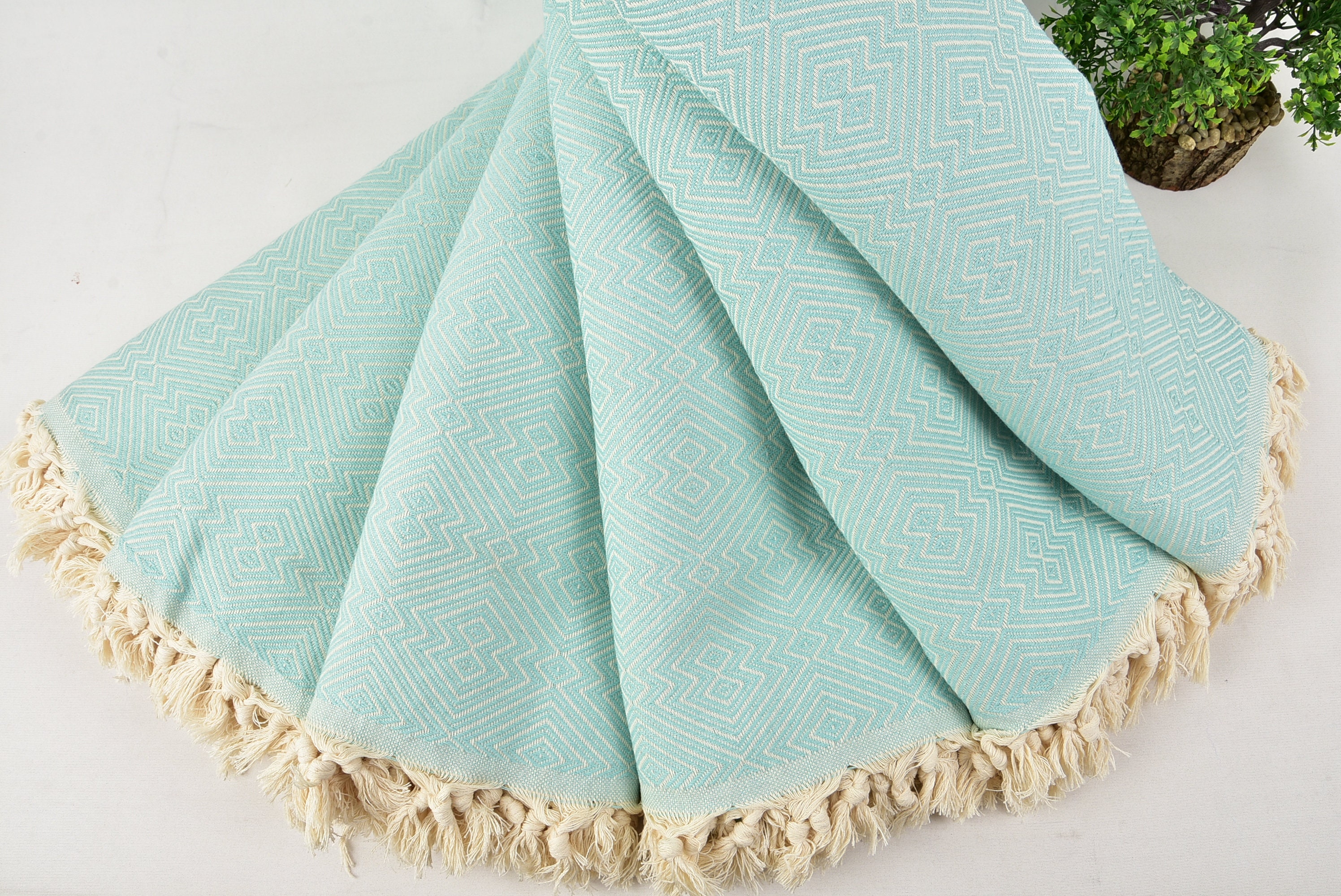 Picnic Blanket Wedding Gift Blankets Diamond Throw 79x103 Etsy